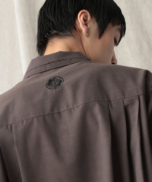 HARE(ハレ)の「【NARRIL】JIMBE-style Zip Shirts(Tシャツ/カットソー・メンズ・ブラック/ブラウン・FREE)」の11枚目の写真