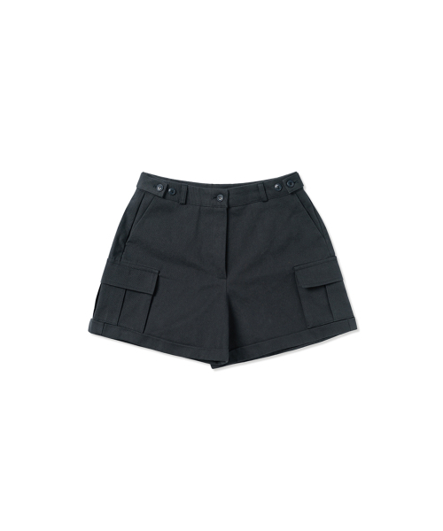 WITHOUT SUMMER（ウィズアウトサマ）の「ロールアップカーゴショーツ_ネイビー（その他パンツ・レディース・その他・MEDIUM/SMALL）」の2枚目の写真