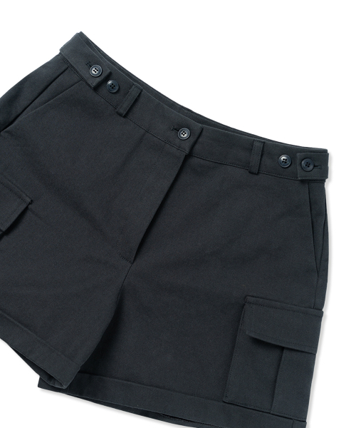 WITHOUT SUMMER（ウィズアウトサマ）の「ロールアップカーゴショーツ_ネイビー（その他パンツ・レディース・その他・MEDIUM/SMALL）」の3枚目の写真