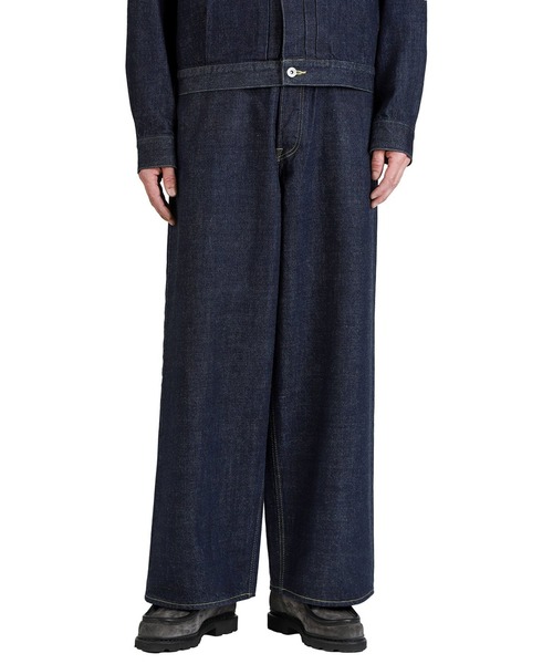 marka（マーカ）の「marka / マーカ：BAGGY JEANS -ORGANIC COTTON 13.5oz SELVEDGE DENIM-：M26A10PT01C[COR]（デニムパンツ・メンズ・ワンウォッシュ・2(M)）」の7枚目の写真