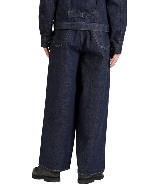 marka（マーカ）の「marka / マーカ：BAGGY JEANS -ORGANIC COTTON 13.5oz SELVEDGE DENIM-：M26A10PT01C[COR]（デニムパンツ・メンズ・ワンウォッシュ・2(M)）」の9枚目の写真