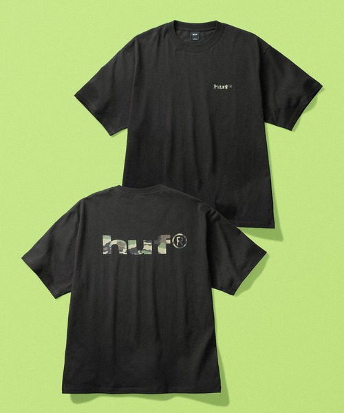 HUF(ハフ)の「huf eightynine CAMO TEE(Tシャツ/カットソー・メンズ・ホワイト/ピンク/ライトブルー/ブラック・L/M/S/XL)」の2枚目の写真