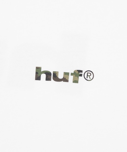 HUF(ハフ)の「huf eightynine CAMO TEE(Tシャツ/カットソー・メンズ・ホワイト/ピンク/ライトブルー/ブラック・L/M/S/XL)」の6枚目の写真