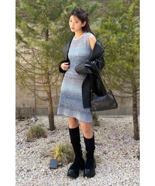 LEFTSEOUL（レフトソウル）の「シンセティックレザーオーバーサイズジャケット[ブラック]（ライダースジャケット・レディース・その他・FREE）」の13枚目の写真