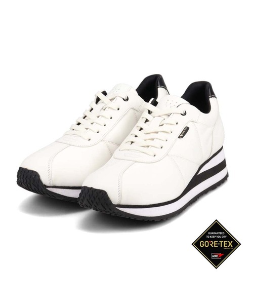 madras Walk(マドラスウォーク)の「【GORE-TEX】マドラスウォーク madras Walk 5cm厚底ウェッジソールスニーカー / レイン・透湿・スタイルアップ MWL1030(スニーカー・レディース・ブラック/グレー/ホワイト・23.5cm/23cm/24cm/24.5cm)」の2枚目の写真