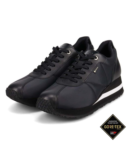 madras Walk(マドラスウォーク)の「【GORE-TEX】マドラスウォーク madras Walk 5cm厚底ウェッジソールスニーカー / レイン・透湿・スタイルアップ MWL1030(スニーカー・レディース・ブラック/グレー/ホワイト・23.5cm/23cm/24cm/24.5cm)」の1枚目の写真