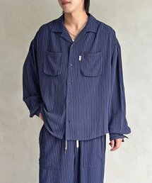 CPCM（シーピーシーエム）の「リネン混長袖開襟シャツ（シャツ/ブラウス）」