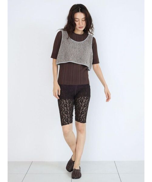 FIKA.（フィーカ）の「Lace biker pants（その他パンツ・レディース・ブラウン/ブラック・FREE）」の8枚目の写真