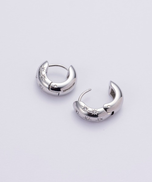 4quince(フォークインス)の「【金属アレルギー対応】スパークビジューフープピアス(ピアス(両耳用)・レディース・ゴールド/シルバー・FREE)」の19枚目の写真