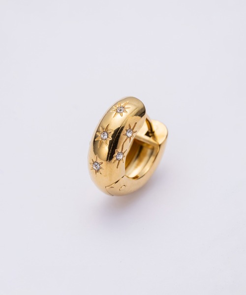 4quince(フォークインス)の「【金属アレルギー対応】スパークビジューフープピアス(ピアス(両耳用)・レディース・ゴールド/シルバー・FREE)」の17枚目の写真