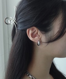 4quince（フォークインス）の「スパークビジューフープピアス（ピアス（両耳用））」