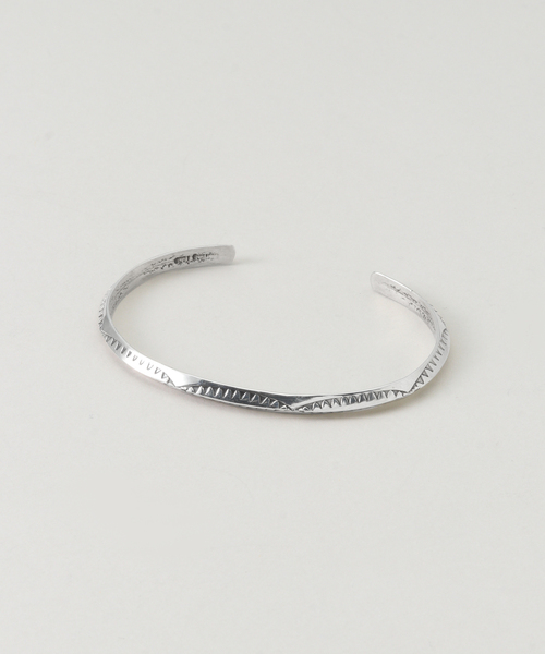 Harpo(アルポ)の「【Harpo/ハルポ】Stamped Skinny Bangle(ブレスレット・レディース・シルバー・FREE)」の8枚目の写真