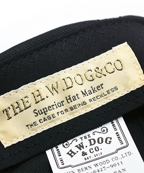 THE H.W. DOG & CO. (ザエイチダブリュドックアンドコー)の「【THE H.W. DOG&CO】QUADRUPLE BOX CAP(キャップ・メンズ・ブラック・FREE)」の6枚目の写真