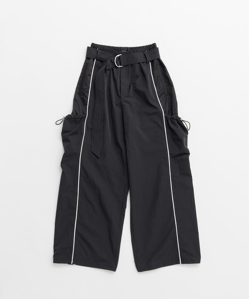 PRANK PROJECT（プランクプロジェクト）の「【2026Autumn Pre-Order】ベルテッドトラックパンツ / Belted Track Pants（その他パンツ・レディース・レッド/ブラック/ベージュ・38/36）」の13枚目の写真