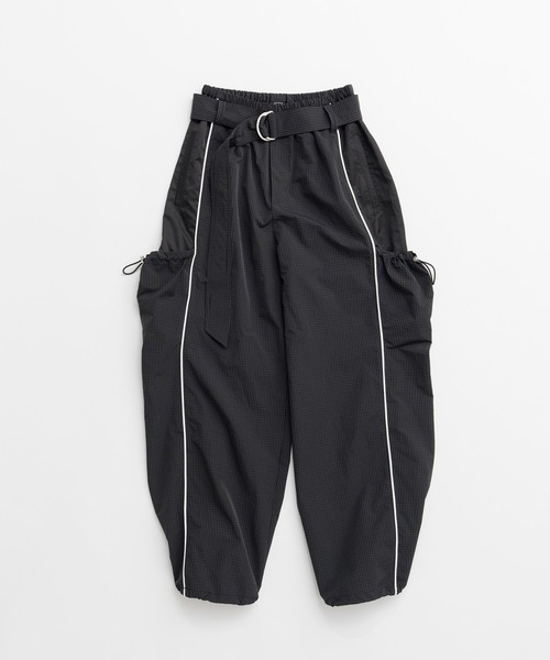 PRANK PROJECT（プランクプロジェクト）の「【2026Autumn Pre-Order】ベルテッドトラックパンツ / Belted Track Pants（その他パンツ・レディース・レッド/ブラック/ベージュ・38/36）」の14枚目の写真