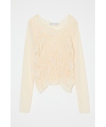 【26年AW新作】SHIRRING SHEER L/S Tシャツ