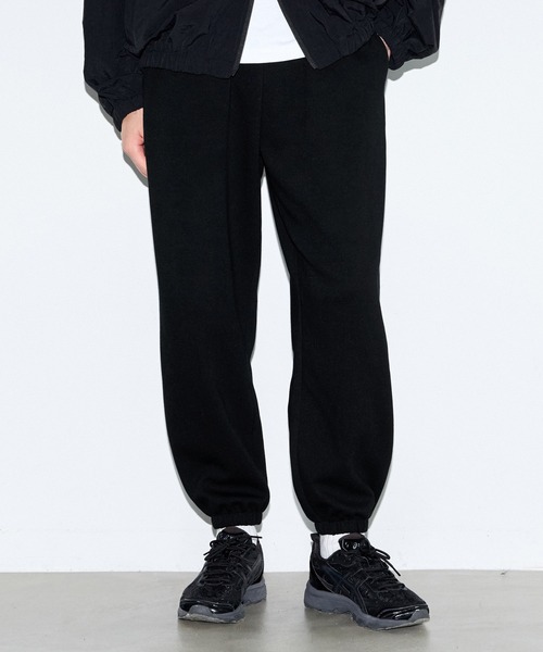 coca(coca)(コカ)の「サイドZIP付きスウェットワイドジョガーパンツ(スウェットパンツ・メンズ・グレー/ブラック・XL/L/M)」の1枚目の写真