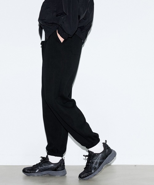 coca(coca)(コカ)の「サイドZIP付きスウェットワイドジョガーパンツ(スウェットパンツ・メンズ・グレー/ブラック・XL/L/M)」の8枚目の写真