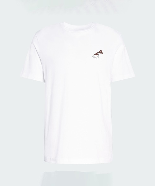 adidas(アディダス)の「コーヒー カフェ チーズケーキ グラフィックTシャツ / アディダス adidas(Tシャツ/カットソー・メンズ・ホワイト・XX-LARGE/3XL/LARGE/MEDIUM/SMALL/X-LARGE/X-SMALL)」の6枚目の写真