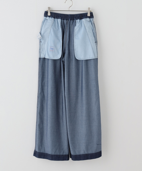 OUTDOOR PRODUCTS（アウトドアプロダクツ）の「PICCADILLY ex イージーデニムトラウザー（デニムパンツ・レディース・ブラウン/ブルー系その他/ネイビー・MEDIUM/SMALL）」の21枚目の写真