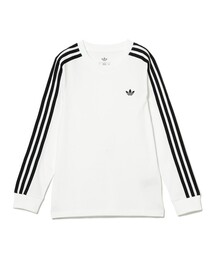 こども ビームス | adidas / 3 STRIPES ロングスリーブ Tシャツ 2026FW(130~150cm)ジュニア ロンT 長袖 スポーティカジュアル 小学生 ギフト プレゼント 通学(Tシャツ/カットソー)