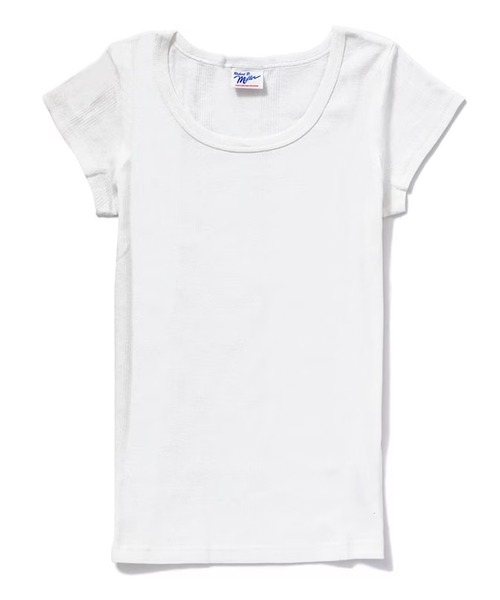 MILLER(ミラー)の「R.P.miller/ミラー パネルリブ半袖Tシャツ ラウンドネック 2026年 夏 夏服(Tシャツ/カットソー・レディース・グレー/ブラック/チャコールグレー/ホワイト/グレー系/ホワイト系/ホワイト系1/ブラック系/ピンク/オレンジ/イエロー・FREE)」の2枚目の写真