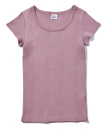 Chick（チック）の「R.P.miller/ミラー パネルリブ半袖Tシャツ ラウンドネック 2026年 夏 夏服（Tシャツ/カットソー）」