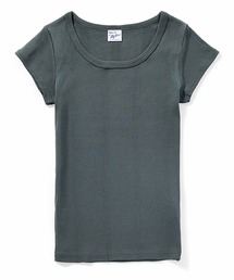 Chick（チック）の「R.P.miller/ミラー パネルリブ半袖Tシャツ ラウンドネック 2026年 夏 夏服（Tシャツ/カットソー）」