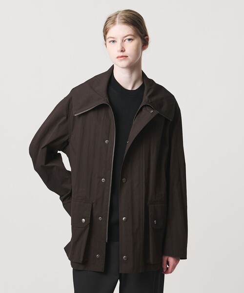 LOEFF(ロエフ)の「<LOEFF>フィールド ジャケット UNISEX(その他アウター・レディース・ブラック/ダークブラウン・1/2/0)」の2枚目の写真