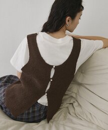 前後2WAYニットベスト