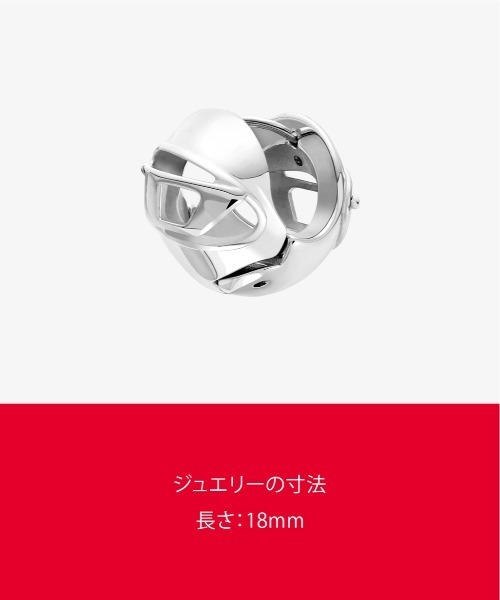 DIESEL(ディーゼル)の「ディーゼル アクセサリー ユニセックス ピアス シルバー DX1718040(ピアス(片耳用)・メンズ・シルバー・FREE)」の9枚目の写真