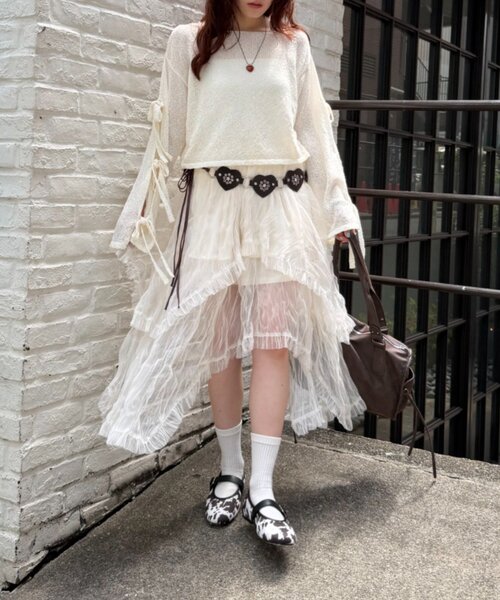 w closet(ダブルクローゼット)の「カウ柄バレエシューズ(バレエシューズ・レディース・ブラック/ブラウン・LARGE/MEDIUM)」の7枚目の写真