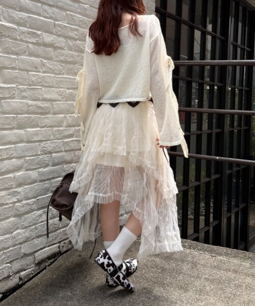 w closet(ダブルクローゼット)の「カウ柄バレエシューズ(バレエシューズ・レディース・ブラック/ブラウン・LARGE/MEDIUM)」の9枚目の写真