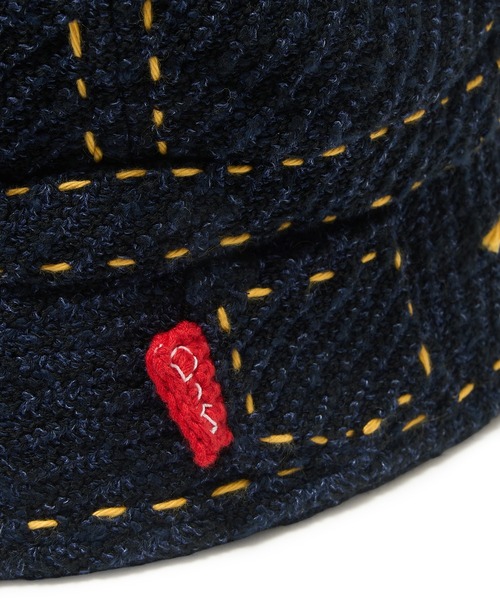 DISCOVERED（ディスカバード）の「gim Ex KNIT HAT（ハット・メンズ・インディゴブルー・FREE）」の2枚目の写真
