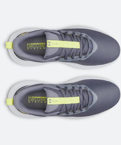 UNDER ARMOUR(アンダーアーマー)の「UAフェード RN 4(ランニング/メンズ)(スニーカー・メンズ・チャコールグレー・26.0cm/25.5cm/28.0cm/27.0cm/26.5cm/28.5cm/29.0cm/30.0cm/27.5cm)」の3枚目の写真