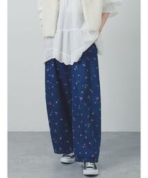 デニムワイドバレルパンツ〈WEB限定SS・XLサイズ〉