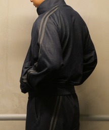 TENEZ（テネス）の「TENEZ Track Jacket Two Stripes (デニム風)（セットアップ）」