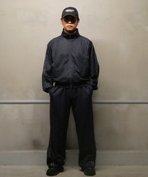 TENEZ（テネス）の「TENEZ Track Jacket Two Stripes (デニム風)（セットアップ）」