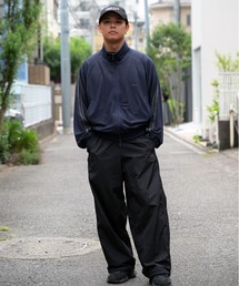 TENEZ（テネス）の「TENEZ Track Jacket Two Stripes (デニム風)（セットアップ）」