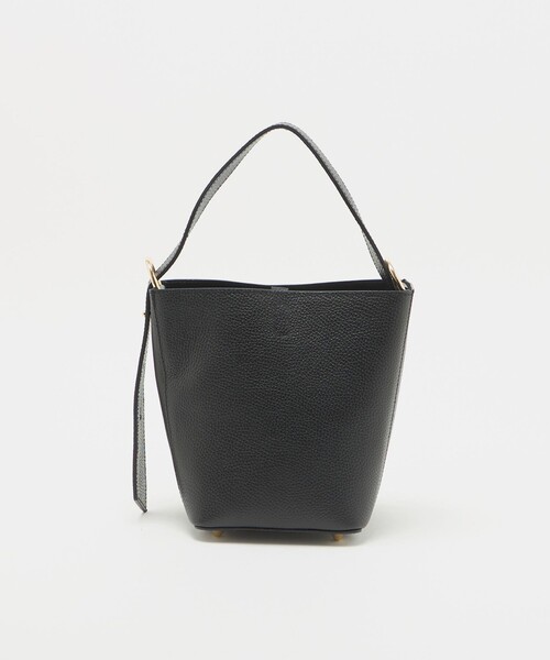 AULENTTI(オウレンティ)の「<AULENTTI>BucketBag withP(ショルダーバッグ・レディース・ブラック/ナチュラル・FREE)」の8枚目の写真