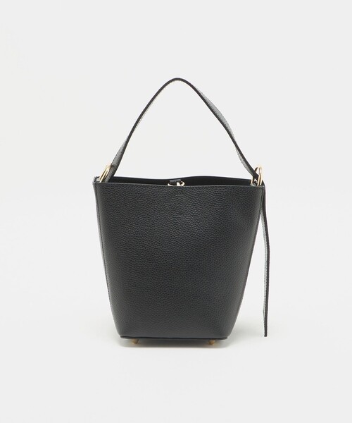 AULENTTI(オウレンティ)の「<AULENTTI>BucketBag withP(ショルダーバッグ・レディース・ブラック/ナチュラル・FREE)」の11枚目の写真