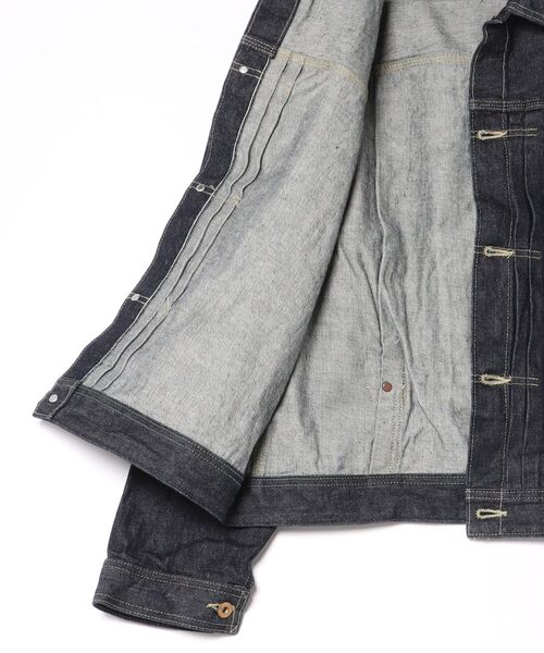 Lee(リー)の「2026AW Lee/リー【101 101周年記念特別モデル】101 ICONIC COWBOY JACKET カウボーイ デニムジャケット 日本製(デニムジャケット・メンズ・インディゴブルー・L/M)」の3枚目の写真