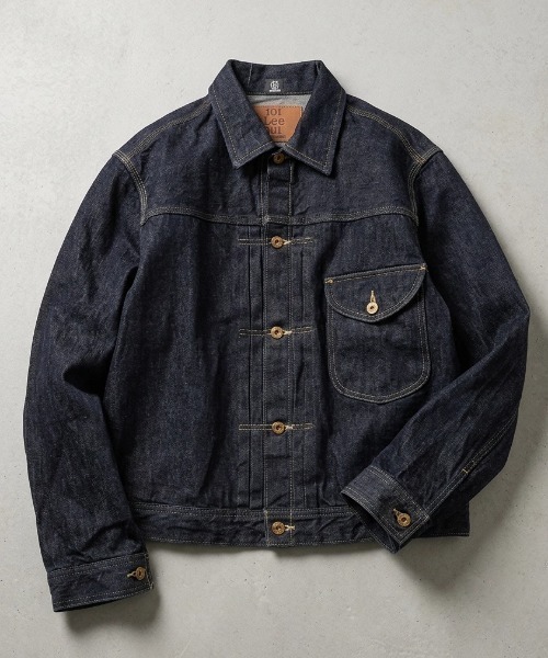 Lee(リー)の「2026AW Lee/リー【101 101周年記念特別モデル】101 ICONIC COWBOY JACKET カウボーイ デニムジャケット 日本製(デニムジャケット・メンズ・インディゴブルー・L/M)」の1枚目の写真