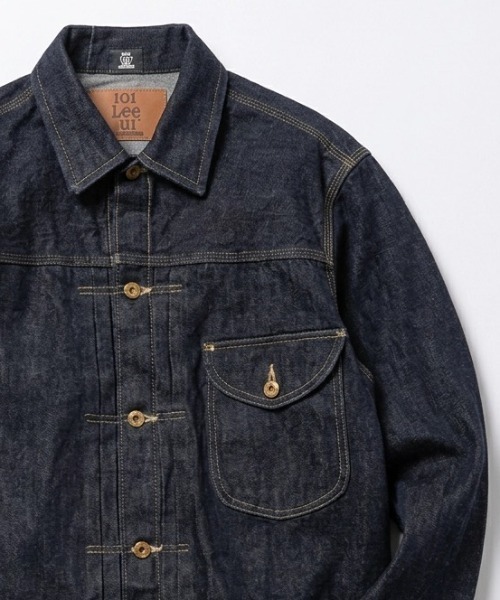 Lee(リー)の「2026AW Lee/リー【101 101周年記念特別モデル】101 ICONIC COWBOY JACKET カウボーイ デニムジャケット 日本製(デニムジャケット・メンズ・インディゴブルー・L/M)」の5枚目の写真