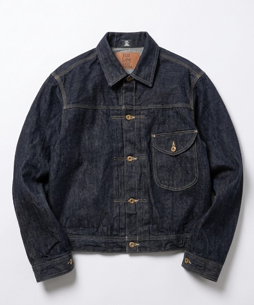 Lee(リー)の「2026AW Lee/リー【101 101周年記念特別モデル】101 ICONIC COWBOY JACKET カウボーイ デニムジャケット 日本製(デニムジャケット・メンズ・インディゴブルー・L/M)」の6枚目の写真