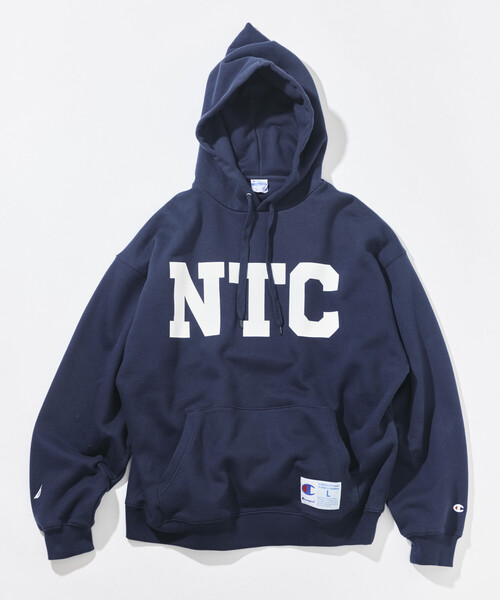 NAUTICA（ノーティカ）の「NAUTICA/ノーティカ Champion × NAUTICA NTC sweat hoodie（パーカー・メンズ・グレー/ブラック/ネイビー・LARGE/X-LARGE/XX-LARGE/MEDIUM）」の3枚目の写真