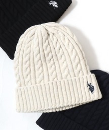 U.S. POLO ASSN.(���[�G�X�|���A�b�X��)��U.S. POLO ASSN./���[�G�X�|���A�b�X�� �P�[�u���҂݃j�b�g ���S �����|�C���g�h�J �r�[�j�[/���b�`�L���b�v/���f�B�[�X �����Y(�j�b�g�L���b�v/�r�[�j�[)