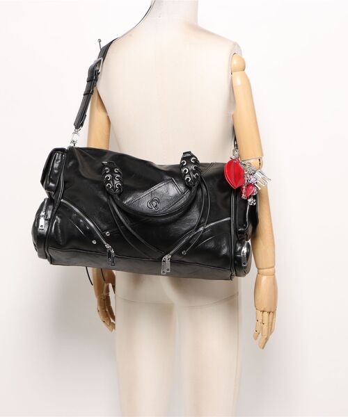 Desigual(デシグアル)の「Patch Urban Tote Bag / パッチアーバントートバッグ(ボストンバッグ・レディース・ブラック・FREE)」の9枚目の写真