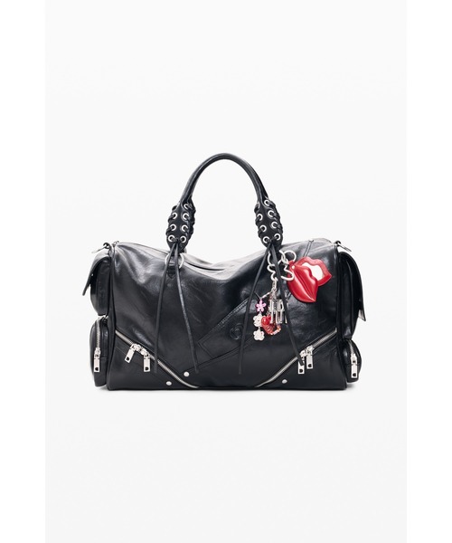 Desigual(デシグアル)の「Patch Urban Tote Bag / パッチアーバントートバッグ(ボストンバッグ・レディース・ブラック・FREE)」の2枚目の写真