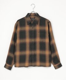 TCオンブレネルチェック クロップドシャツ